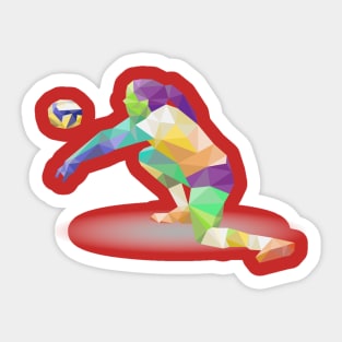 Volleyball Player Sticker